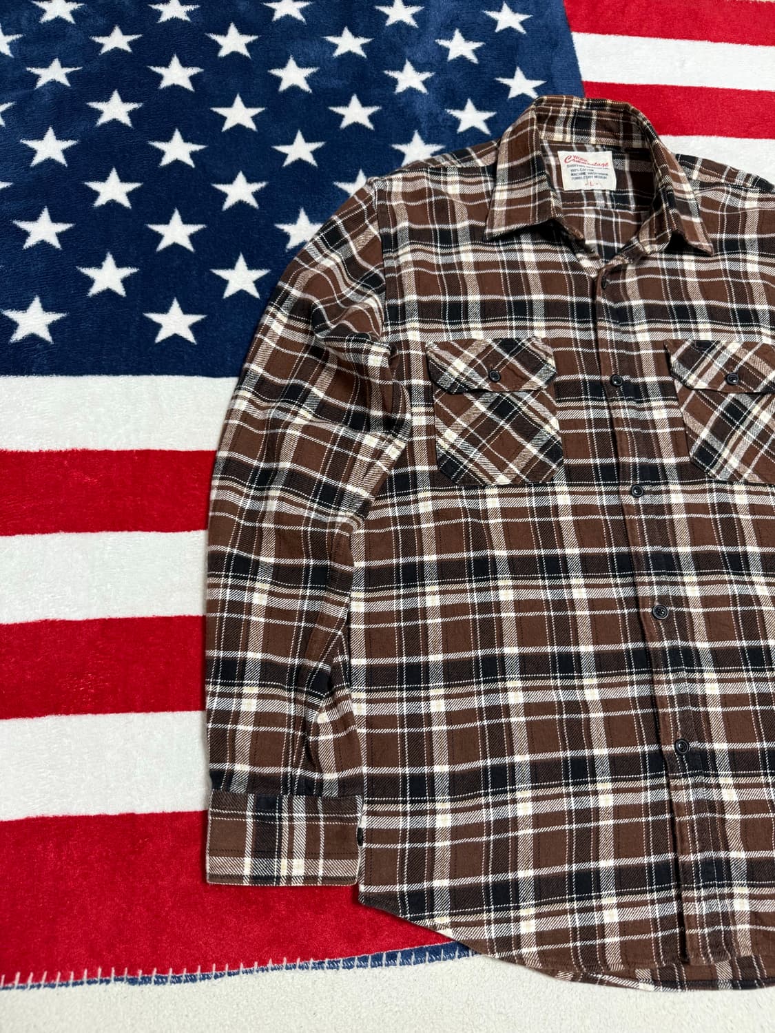 빈티지플란넬셔츠 vintage flannel shirt  tartan셔츠 상품이미지2