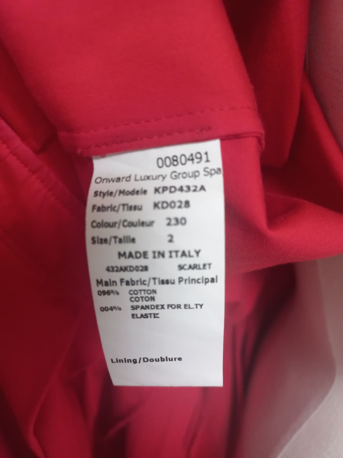 마이클코어스 컬렉션 레드 셔츠 드레스 (새상품) 상품이미지8