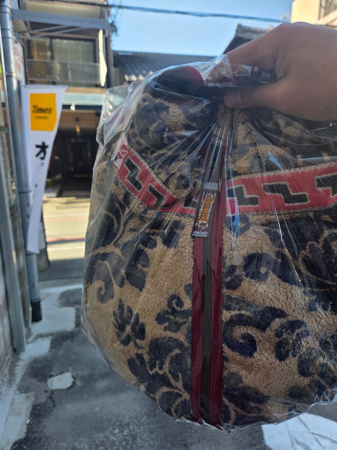 (4)캐피탈 마리아 다마스크 플리스 후리스 집업 블루종 상품이미지2