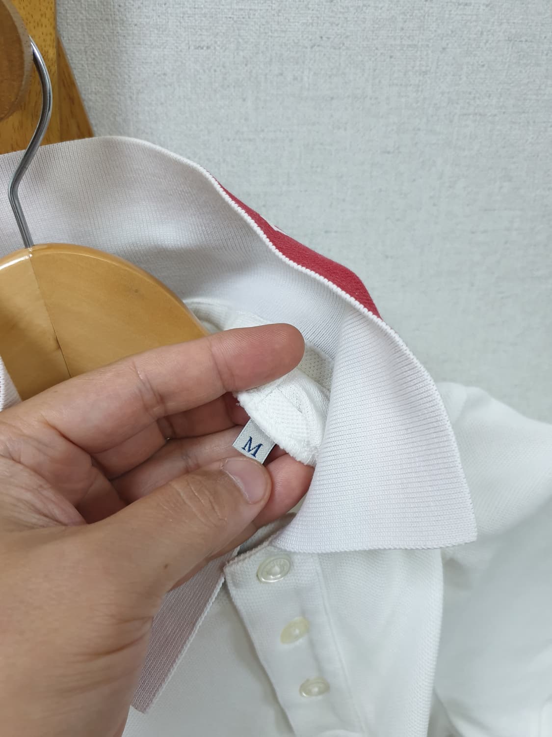 [m/정품] 몽클레어 폴로 반팔 화이트 상품이미지7