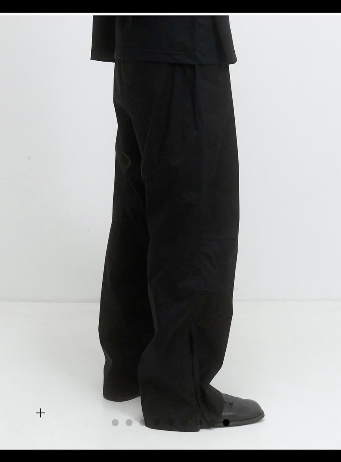 헤리티지플로스 나일론팬츠 블랙 상품이미지5