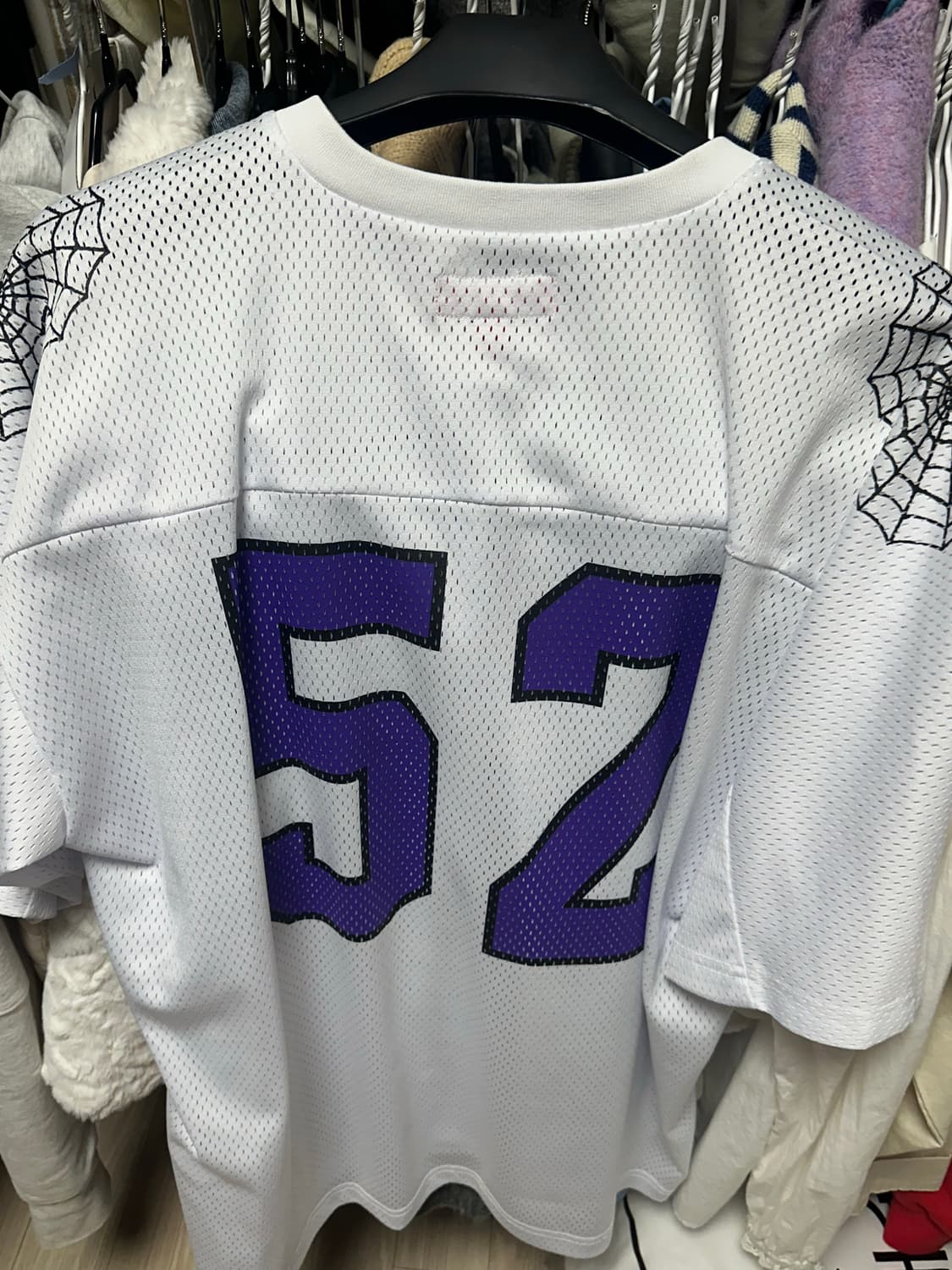 슈프림 스파이더웹 풋볼 저지 화이트 - 24SS 상품이미지4