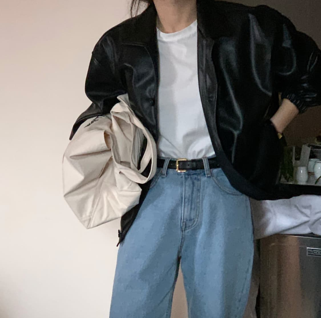 위드아웃썸머 페일 라이트 진 데님 S 상품이미지4
