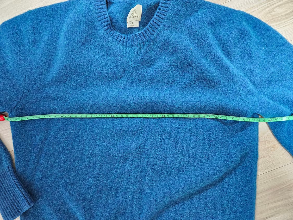 바스통 305 캐시미어 니트 에메랄드 색상 상품이미지7