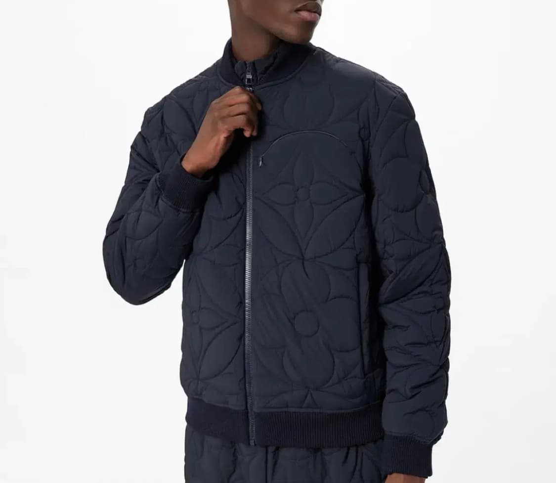 [50/새상품급] 루이비통 LVSE 모노그램 퀼티드 블루종 봄버 자켓 상품이미지7