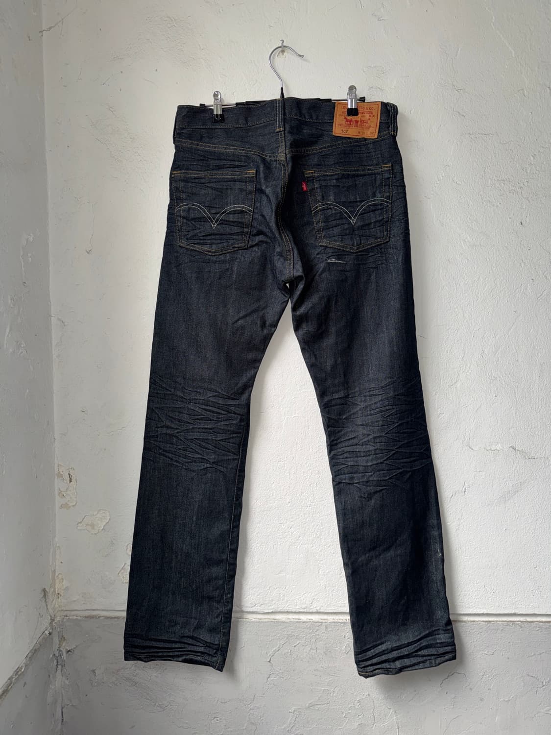 [31]Levis 리바이스 501 흑청 데님 팬츠 상품이미지4
