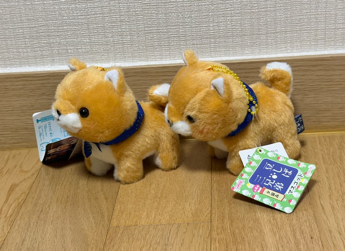 일본 어뮤즈 마메시바 시바견 강아지키링 상품이미지3