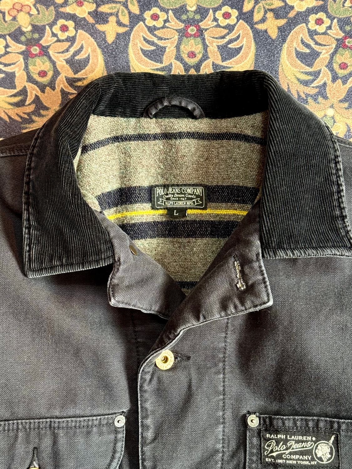 00s 폴로진스 캔버스 커버올 워크자켓 상품이미지3