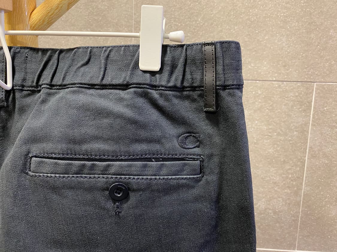 COACH 코치 뒷밴딩 블랙진 면바지 (M) 상품이미지8
