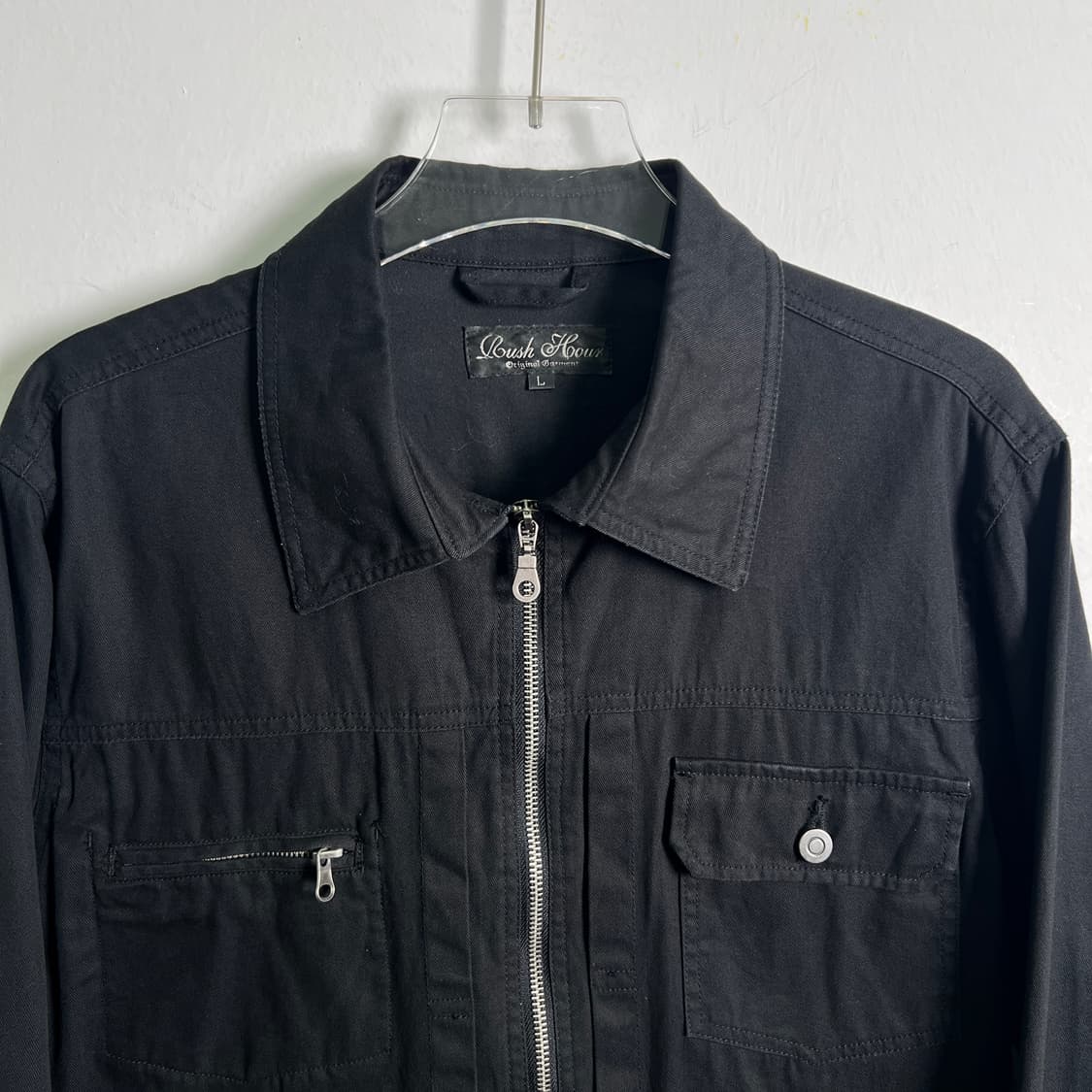 Rush hour 블랙 코튼 자켓 L 상품이미지4