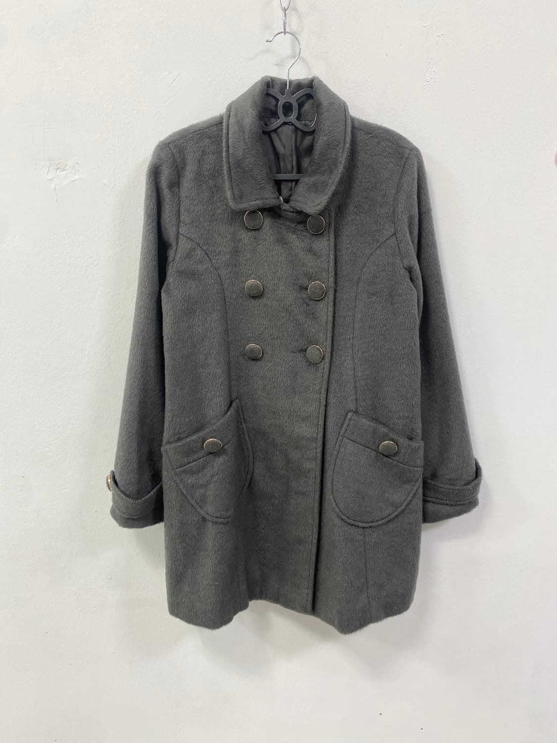 도쿄 걸 플러피 차콜 코트 상품이미지5