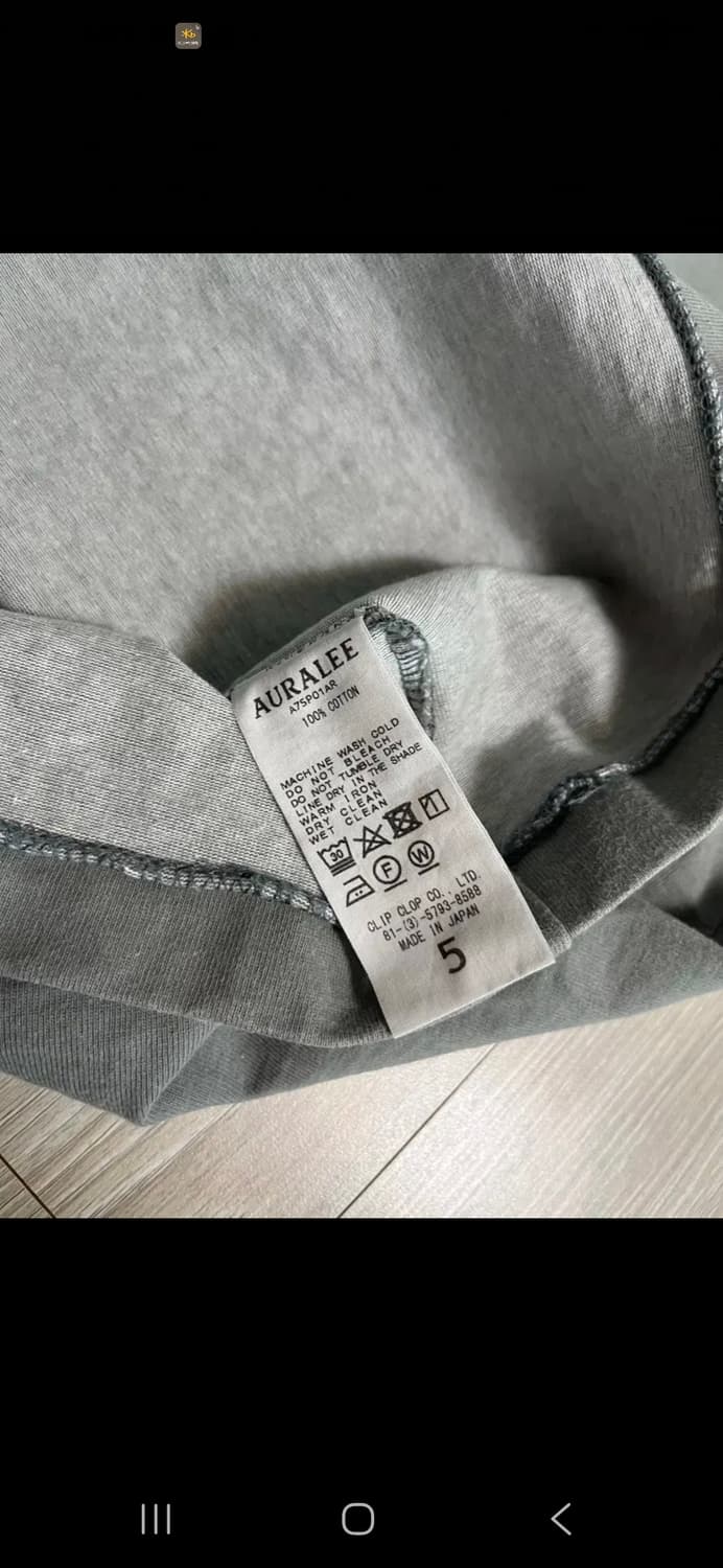 오라리 반팔 집업 5사이즈(100~105) 상품이미지6