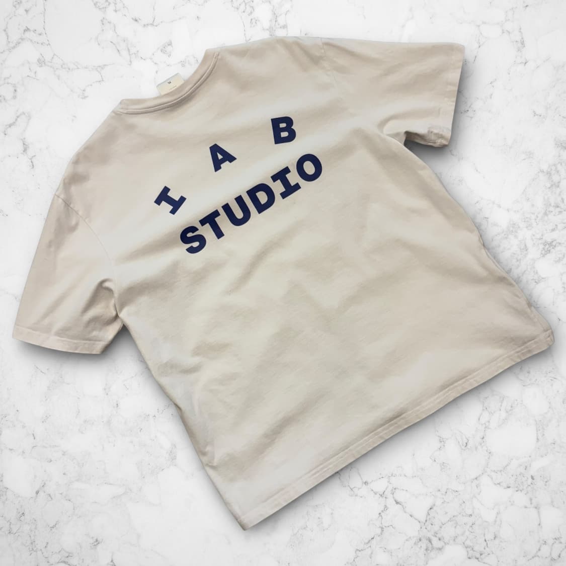 [XL] 아이앱스튜디오 IAB STUDIO 반팔 티셔츠 화이트 C516 상품이미지1