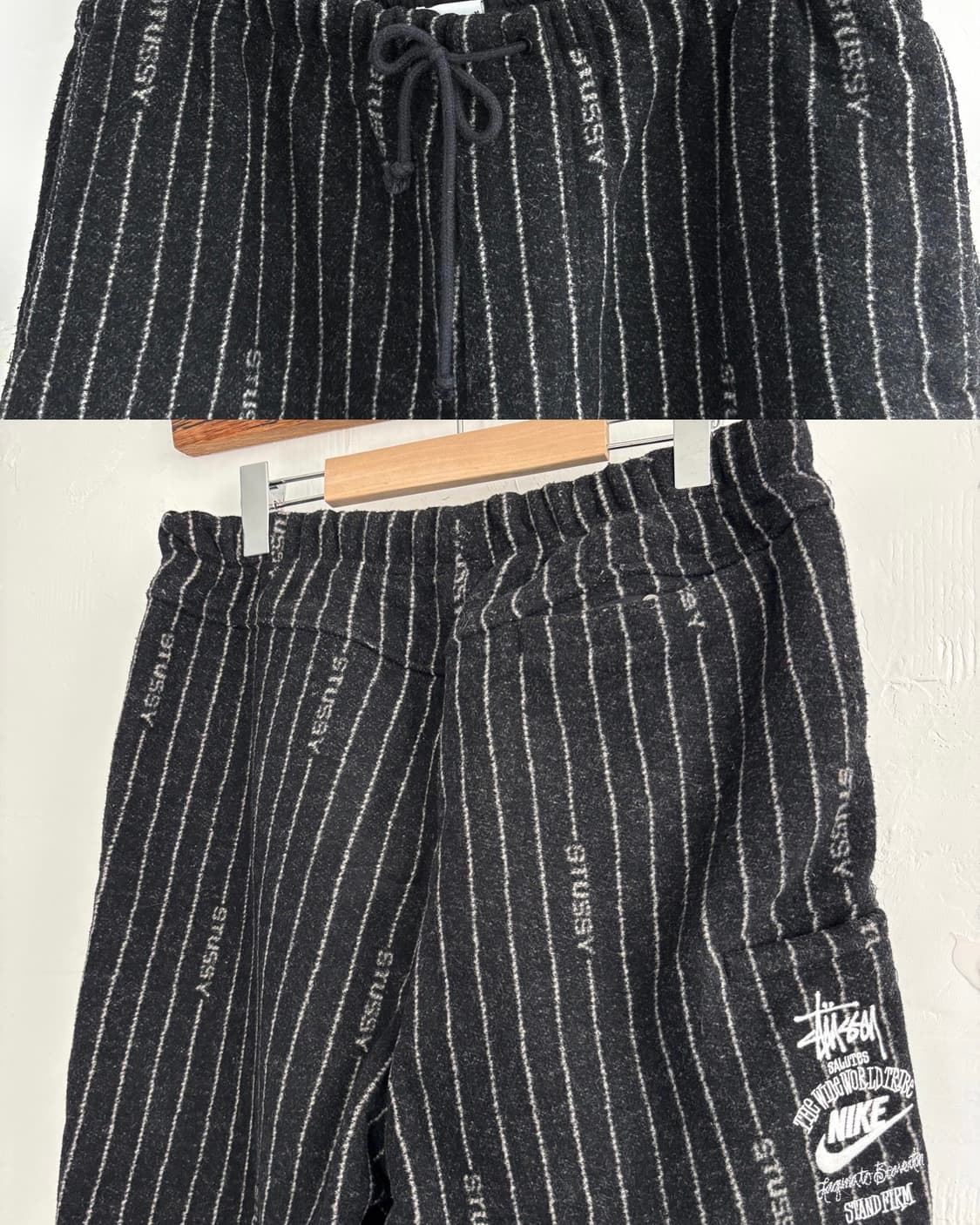 Nike x Stussy 나이키 x 스투시 NRG 스트라이프 울 팬츠 상품이미지2