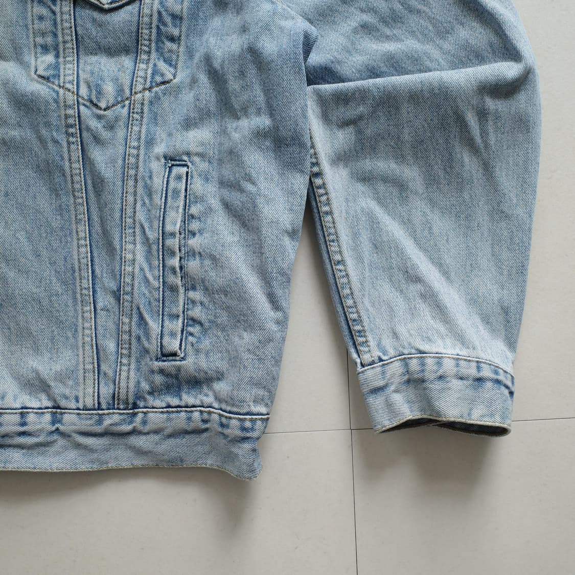 90s 리바이스 70503 데님 트러커 자켓 XL 상품이미지3