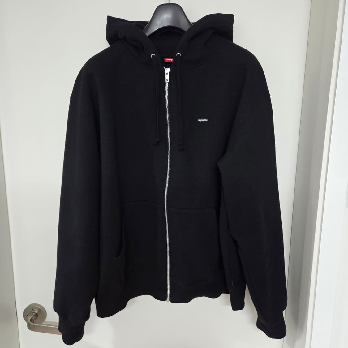 슈프림 스몰 박스 집업 후드 스웨트 셔츠 블랙 L사이즈 팔아요 상품이미지1