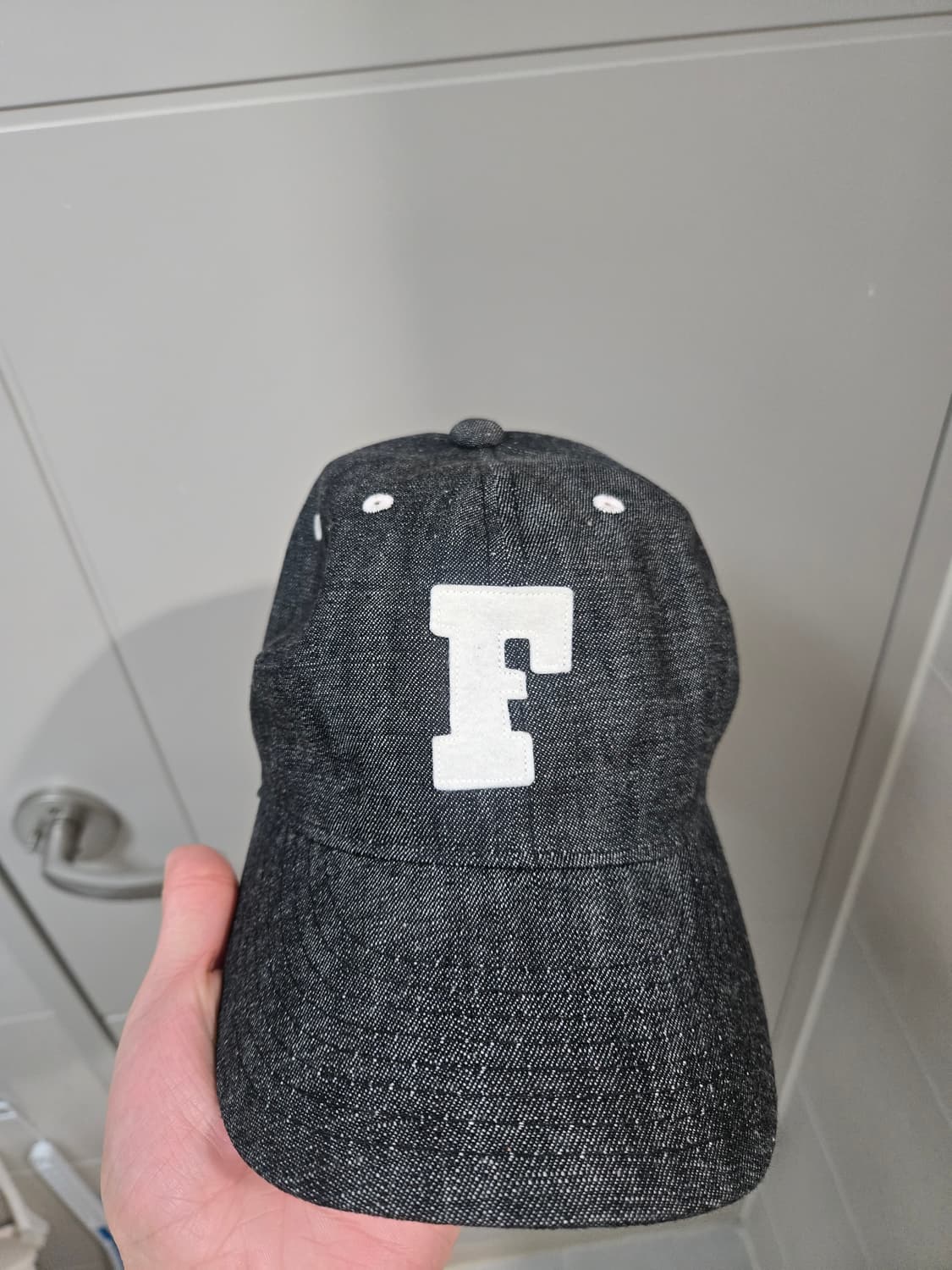 풀카운트 F로고 블랙 볼캡 상품이미지1