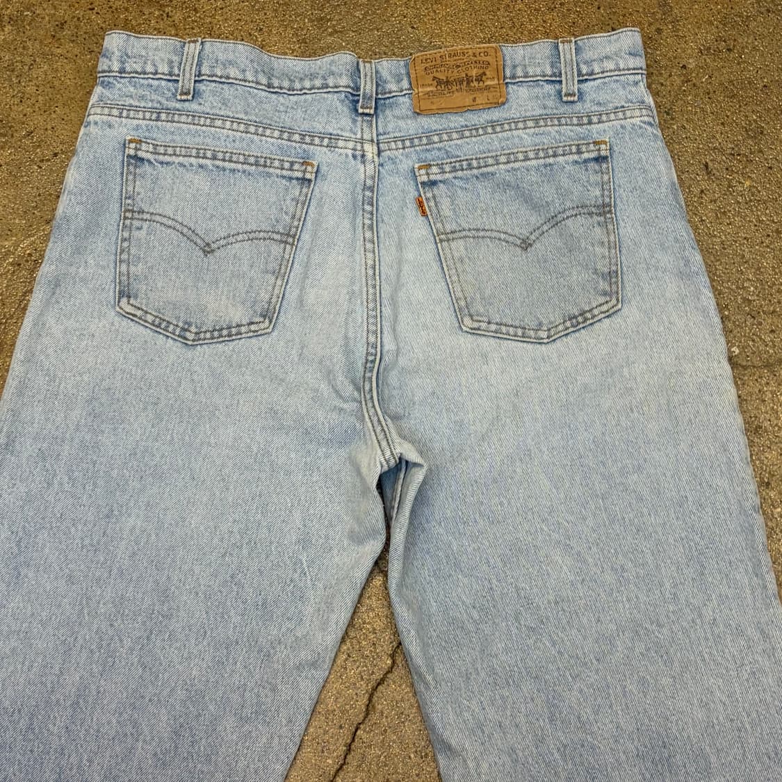 90s Made in USA 빈티지 리바이스 560 배기핏 청바지 상품이미지7