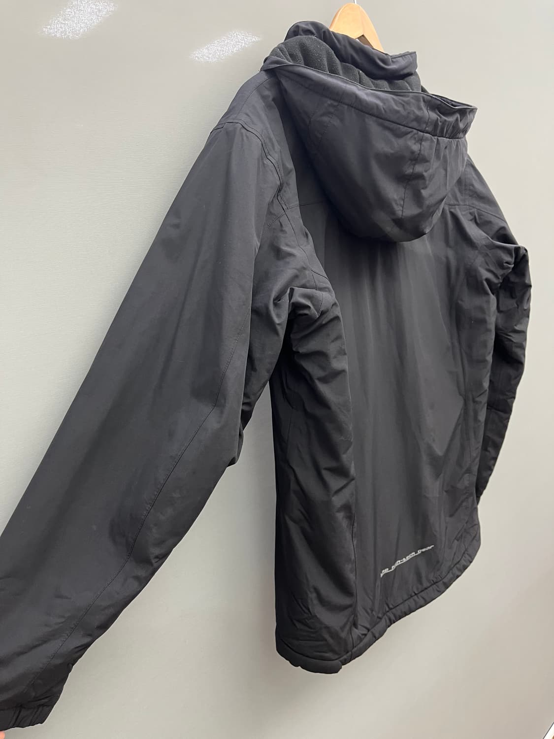 K2 검정색 후드 바람막이 기모 점퍼 상품이미지7