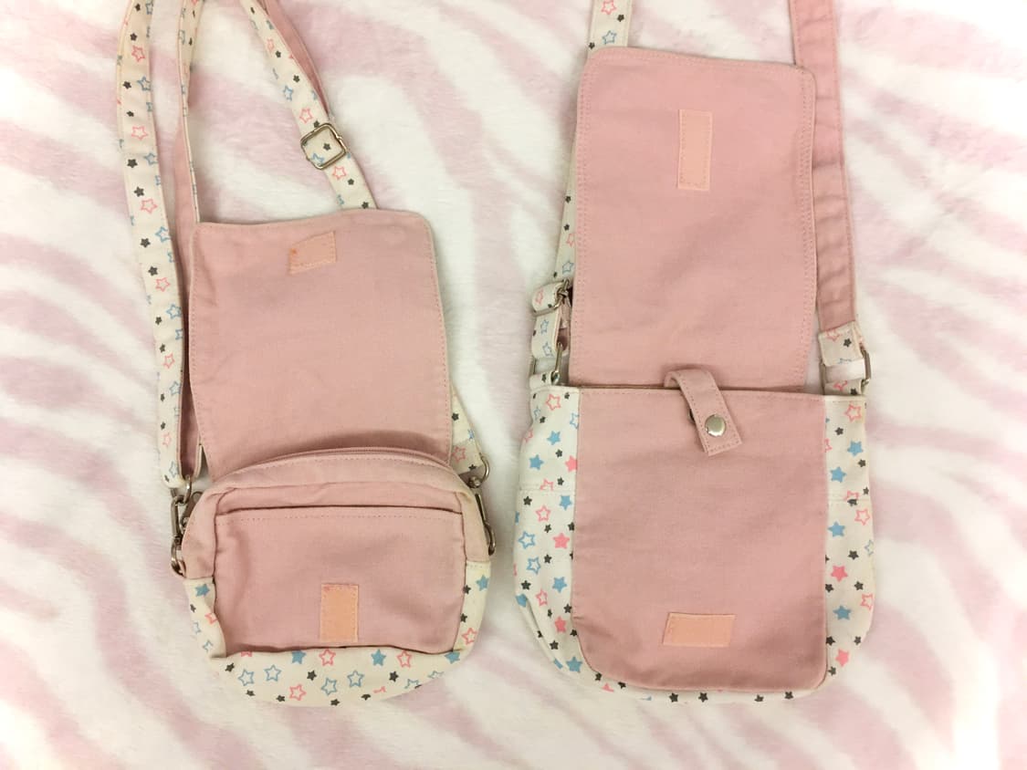 헤이세이 별 우사기 큐빅 크로스백 핀터레스트 조지후쿠 갸루 상품이미지4