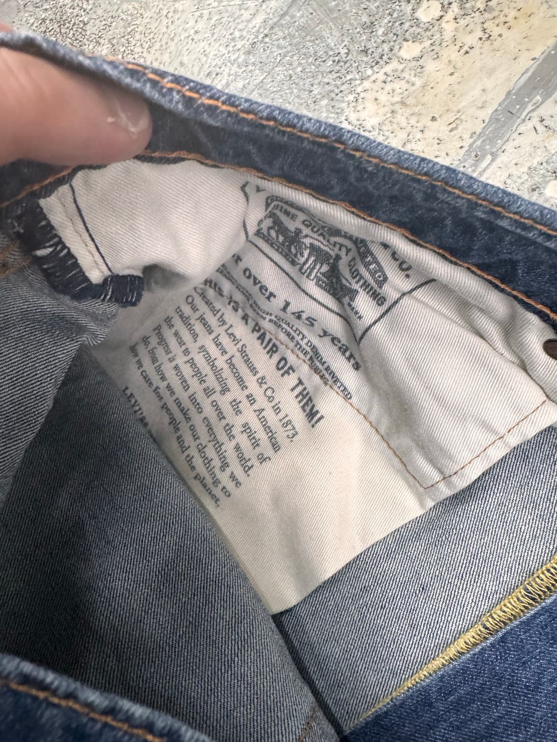 리바이스 빅e 505  상품이미지4