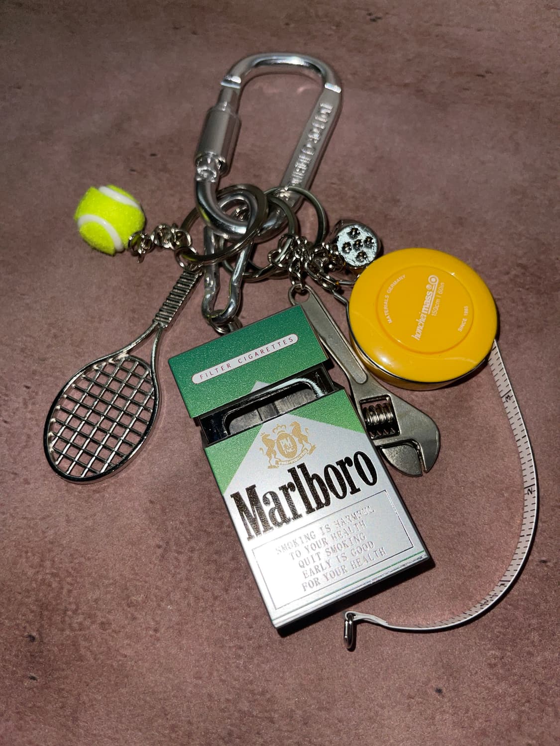 그린 컬러 Marlboro 케이스 키링세트 상품이미지1