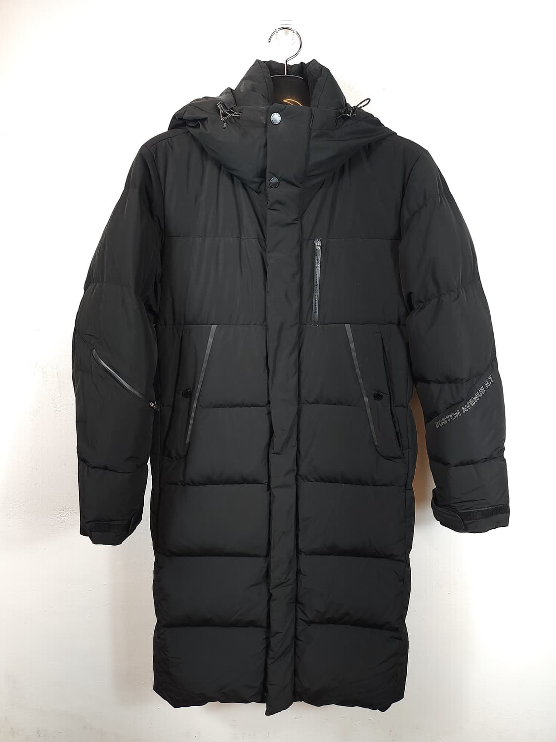 폴햄 구스롱패딩 S (90) 블랙 새제품급 상품이미지1