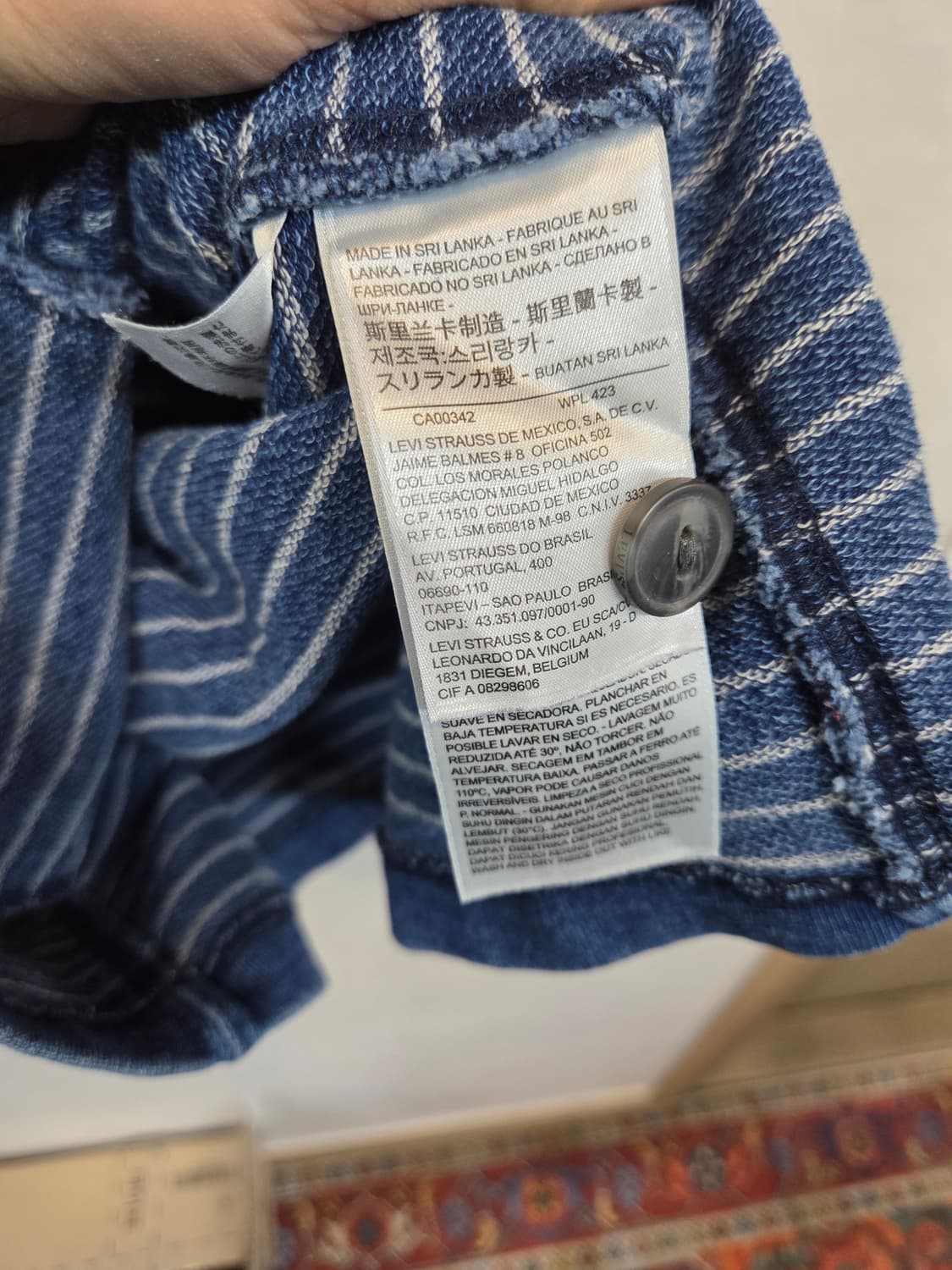 리바이스 데님 가디건 m 상품이미지4