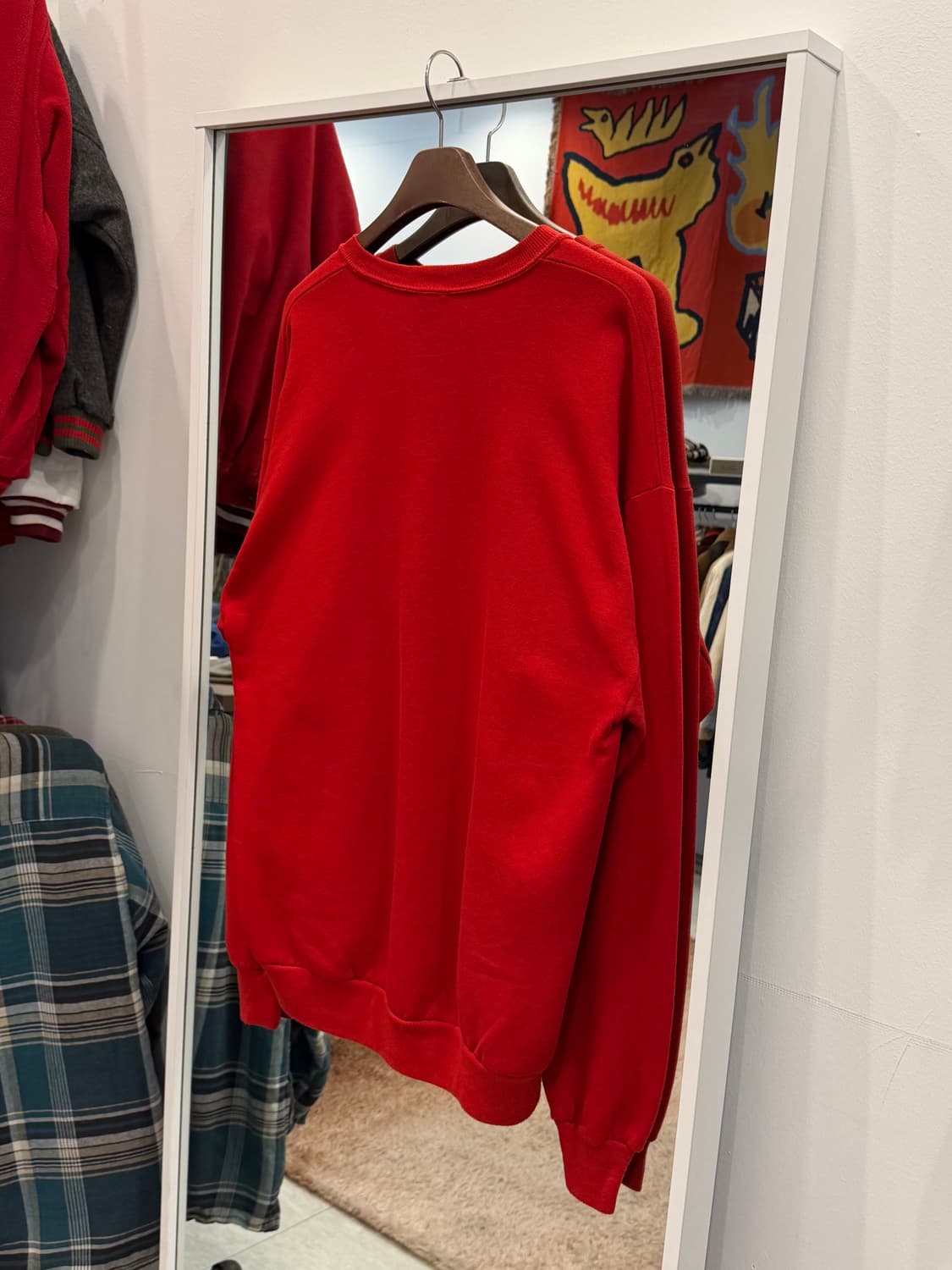 90s Jerzees 저지스 ROSEWOOD 스웻셔츠 (USA) 상품이미지5