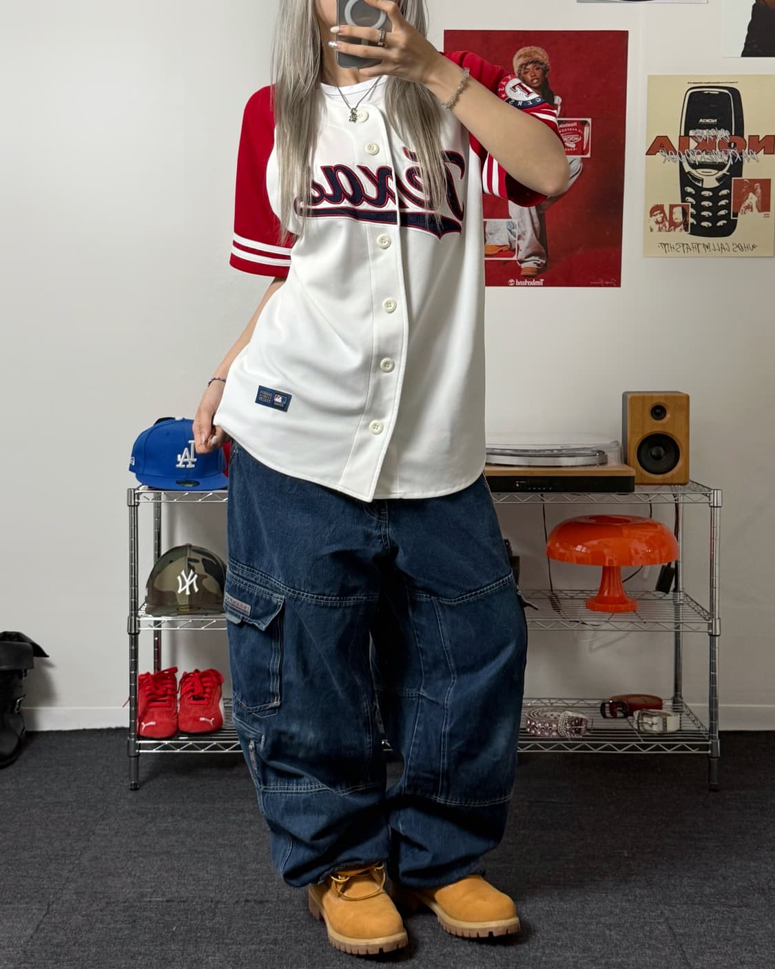 MLB 00s 텍사스 베이스볼 져지 상품이미지4