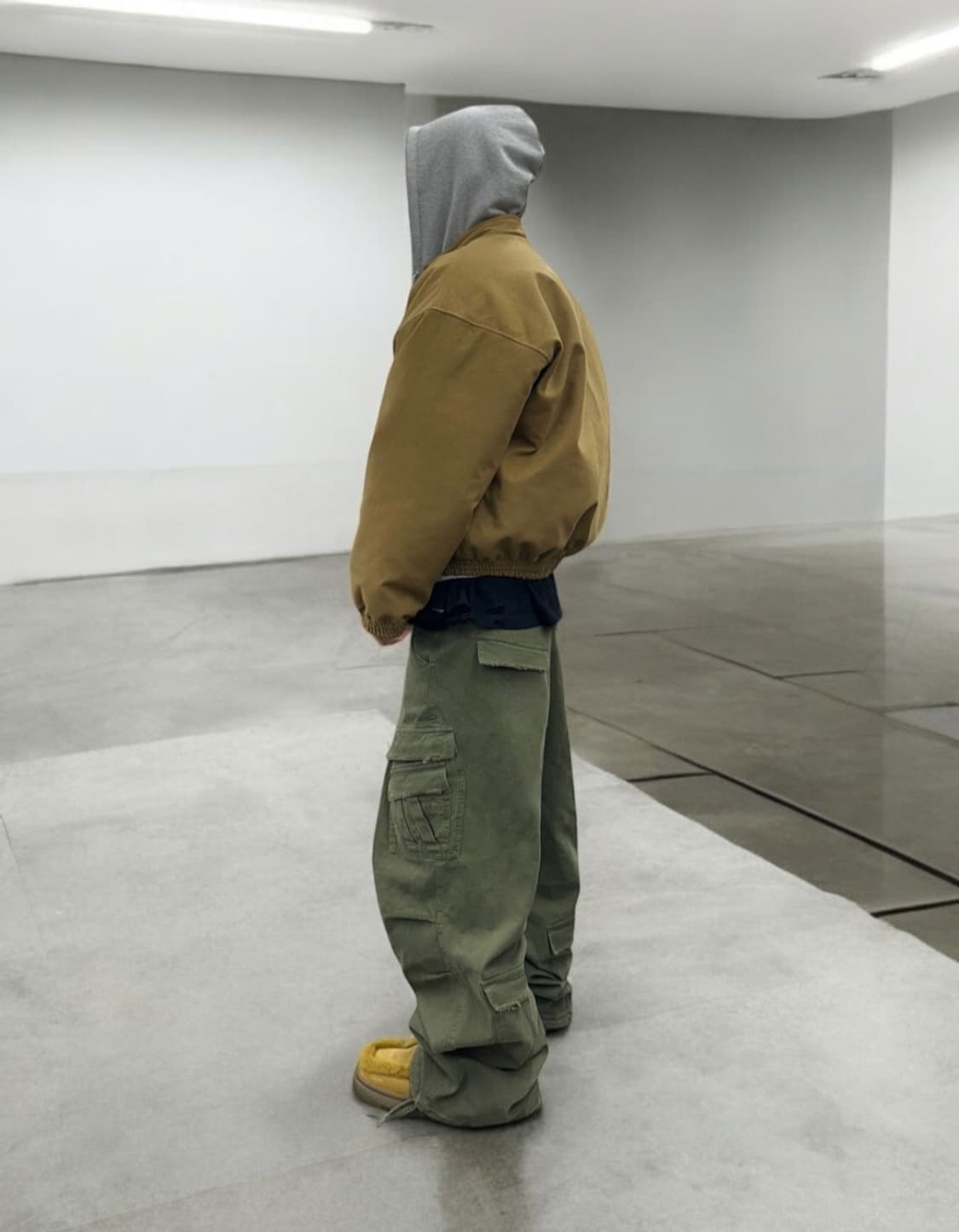 논노드 몰스킨봄버 카멜 상품이미지2