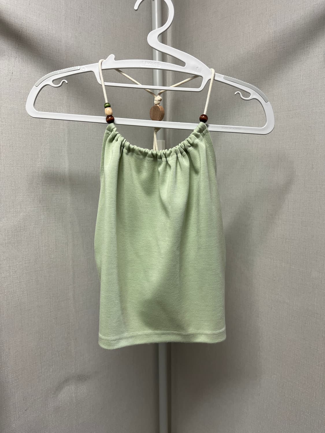 루바티 홀터넥 우든 비즈 탑 상품이미지6