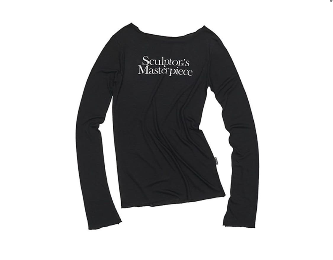 스컬프터 Masterpiece Sheer Top Black 롱슬리브 M 상품이미지1
