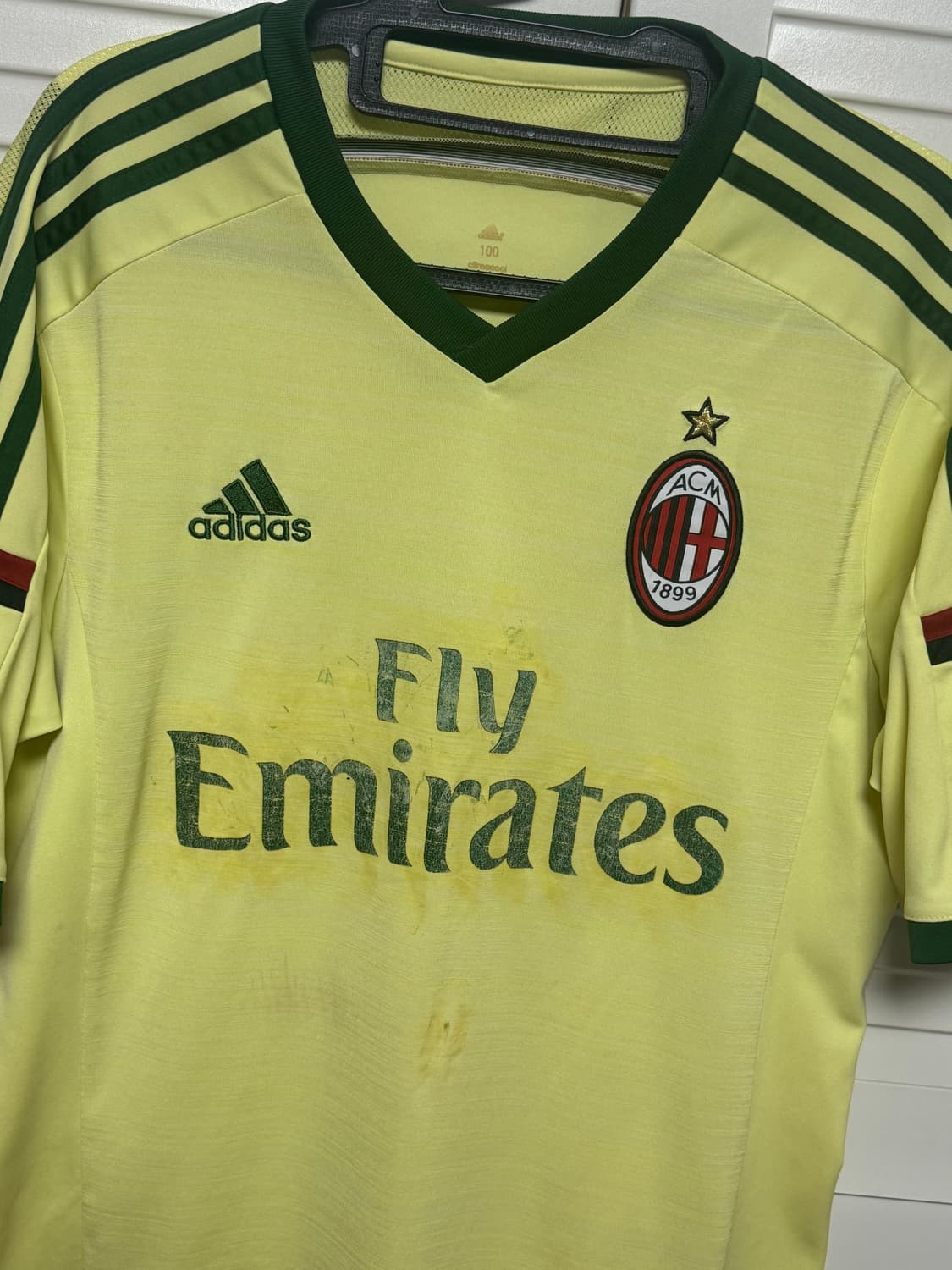 14-15 AC밀란 써드 아디다스 유니폼 반팔 상품이미지2