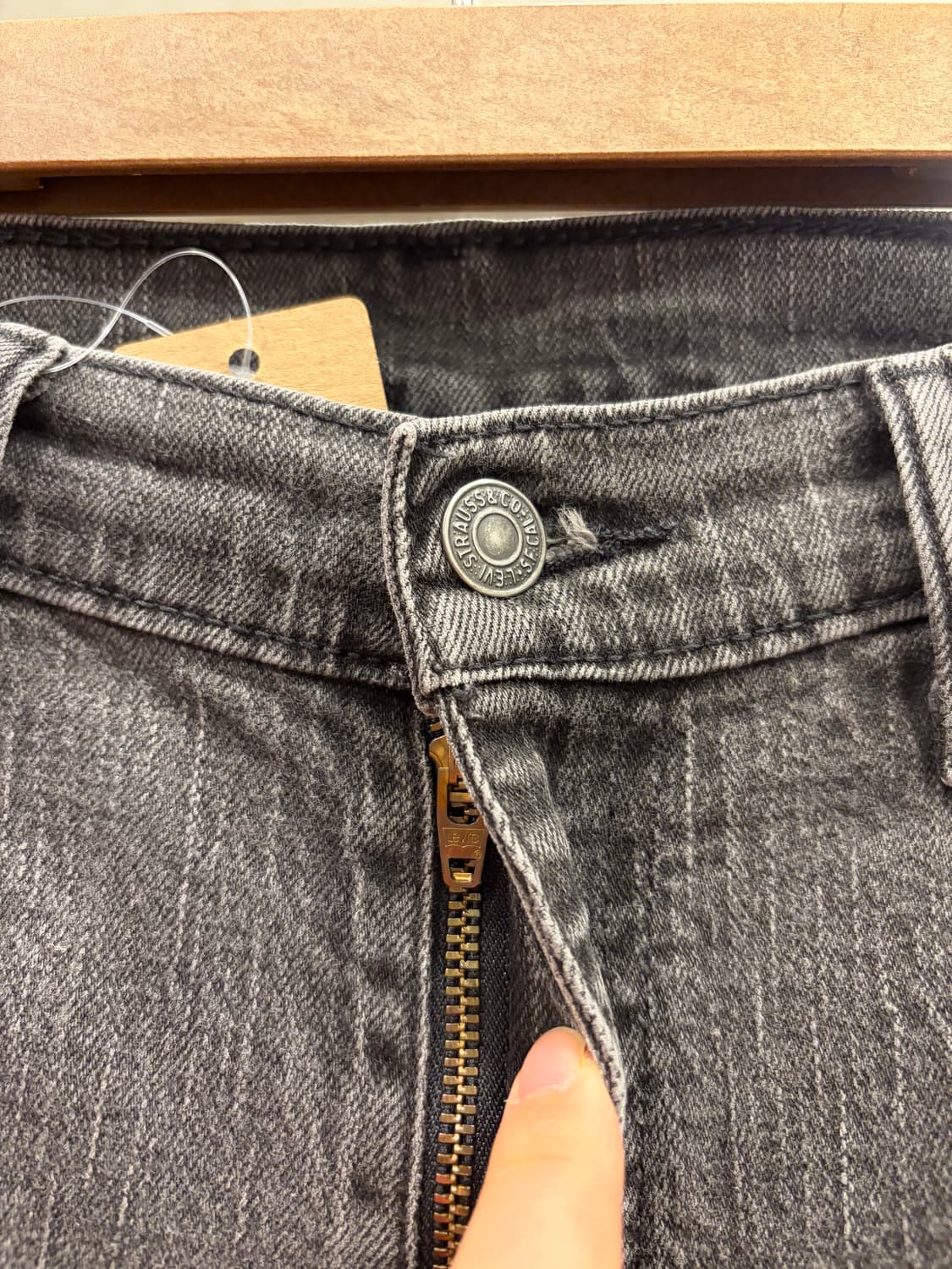 Levis 리바이스 559 흑청 데님 팬츠 (34inch) 상품이미지3