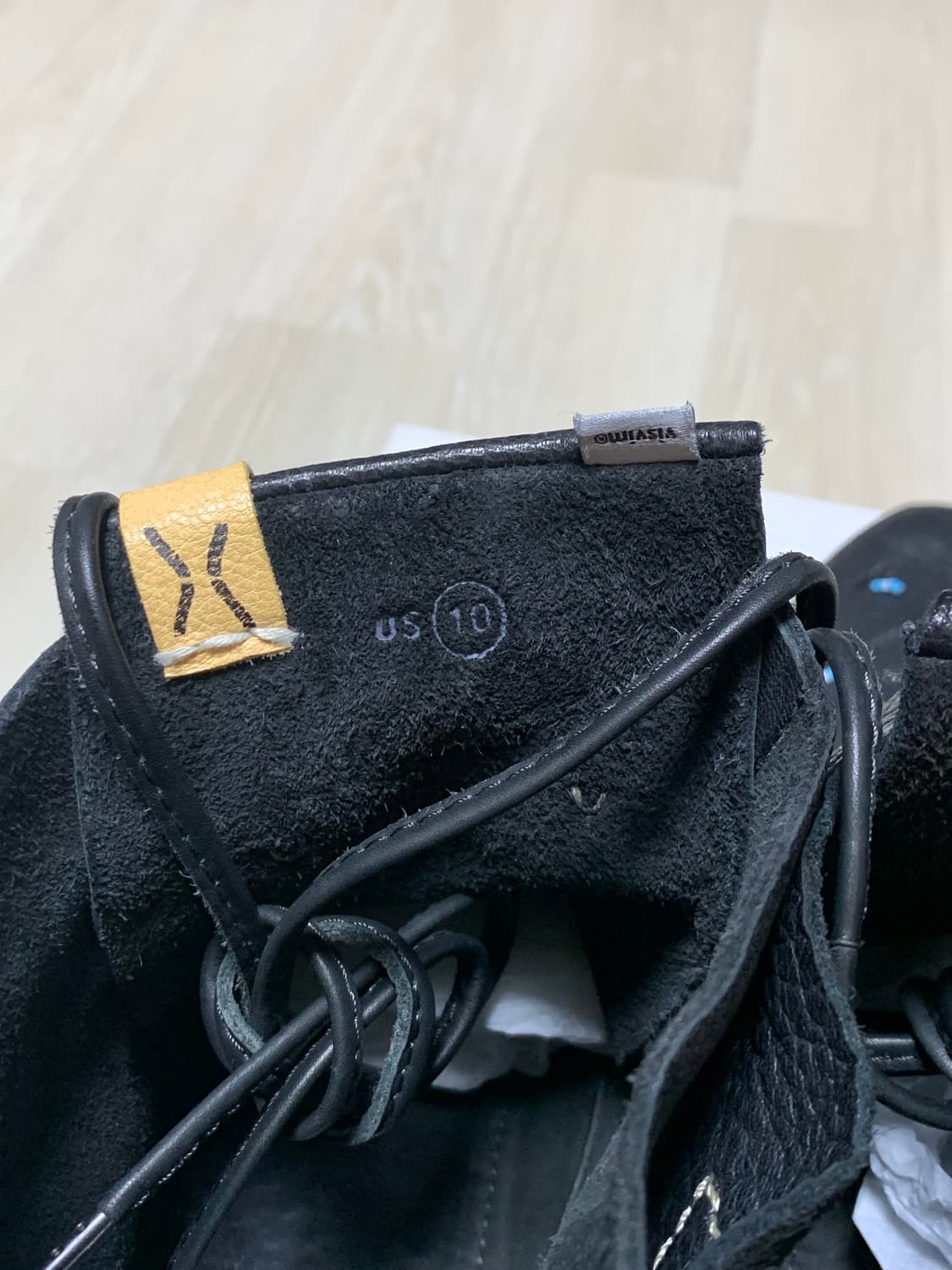 비즈빔(Visvim huron moc hi-folk)/블랙/10 상품이미지5