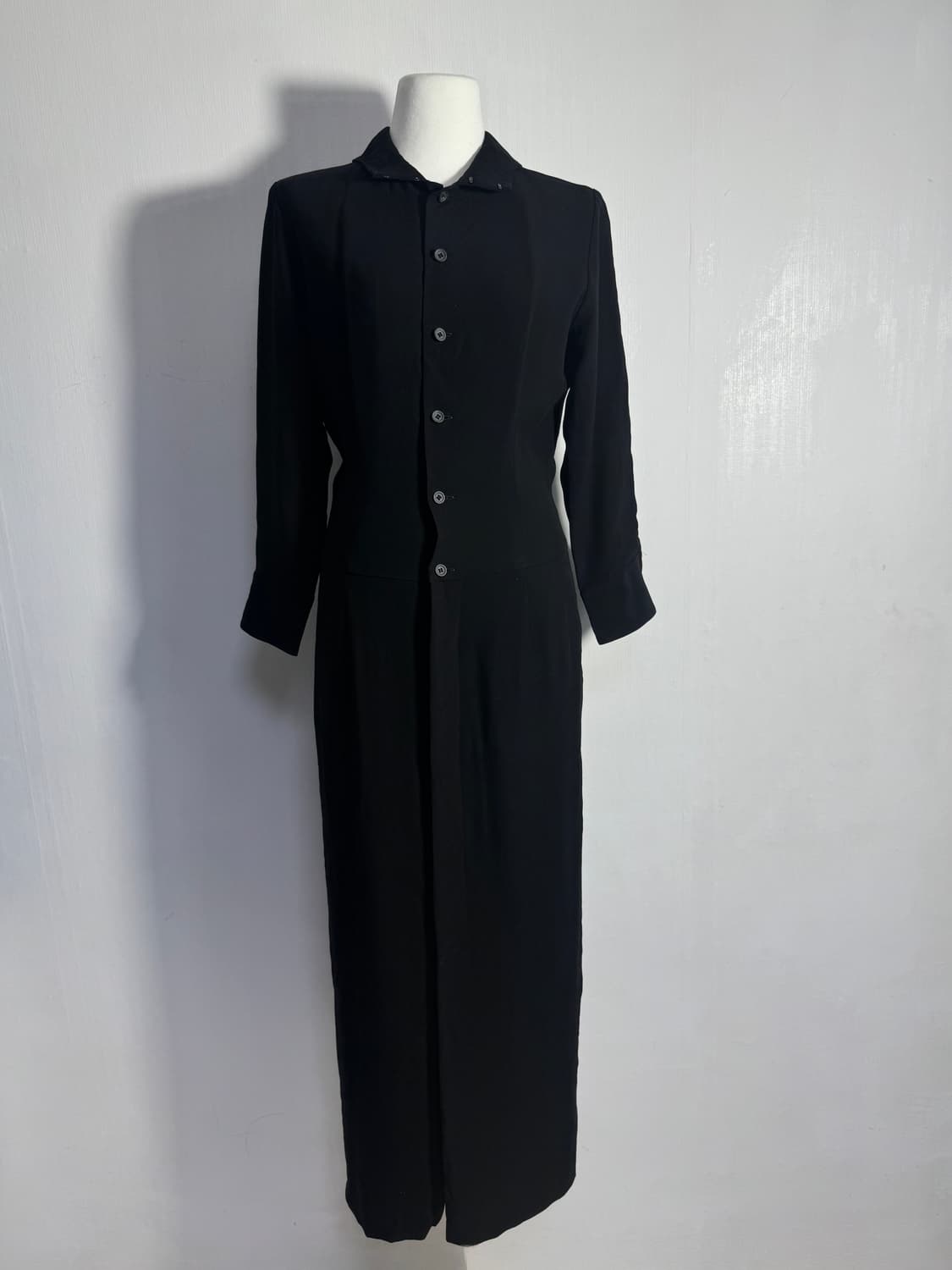 마사키 마츠시마 블랙 롱 드레스 미니멀 아방가르드 상품이미지3