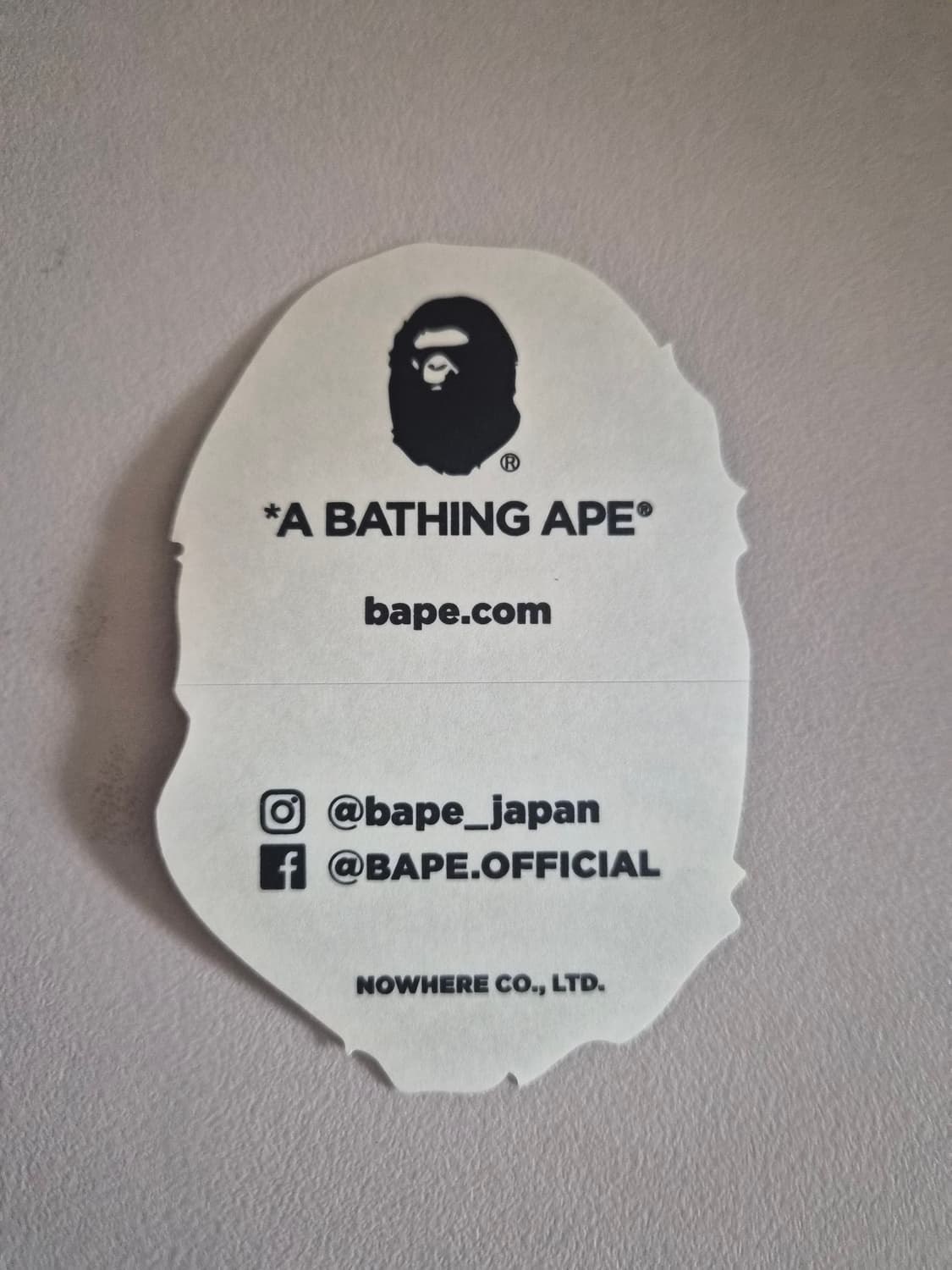 베이프 정품 스티커 1종 마일로 상품이미지2