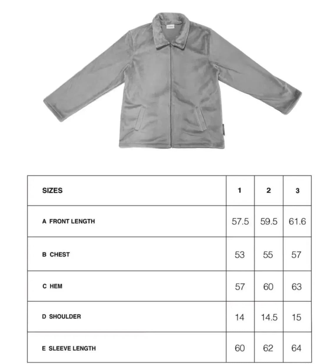지초이 컴포트 23-007 플리스 집업 자켓 그레이 상품이미지4