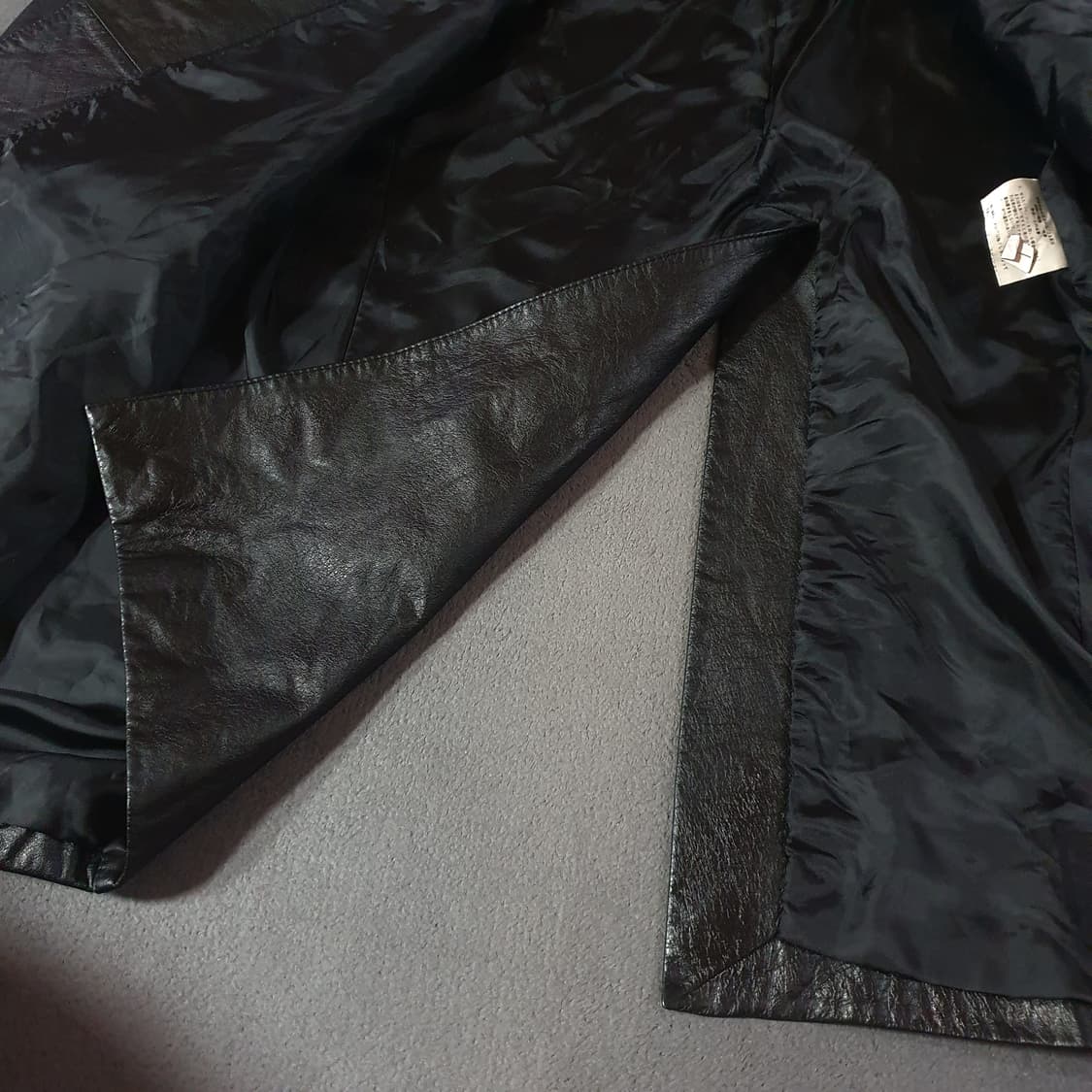 폴스미스 알뉴볼드 리얼 레더 코트 남성L 여성M오버 상품이미지7