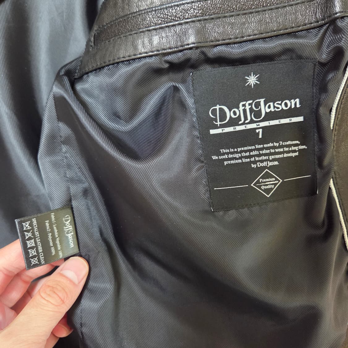 [XL]도프제이슨 프리미엄 램스킨 베지터블 싱글자켓 초판(람포지퍼버전) 상품이미지8