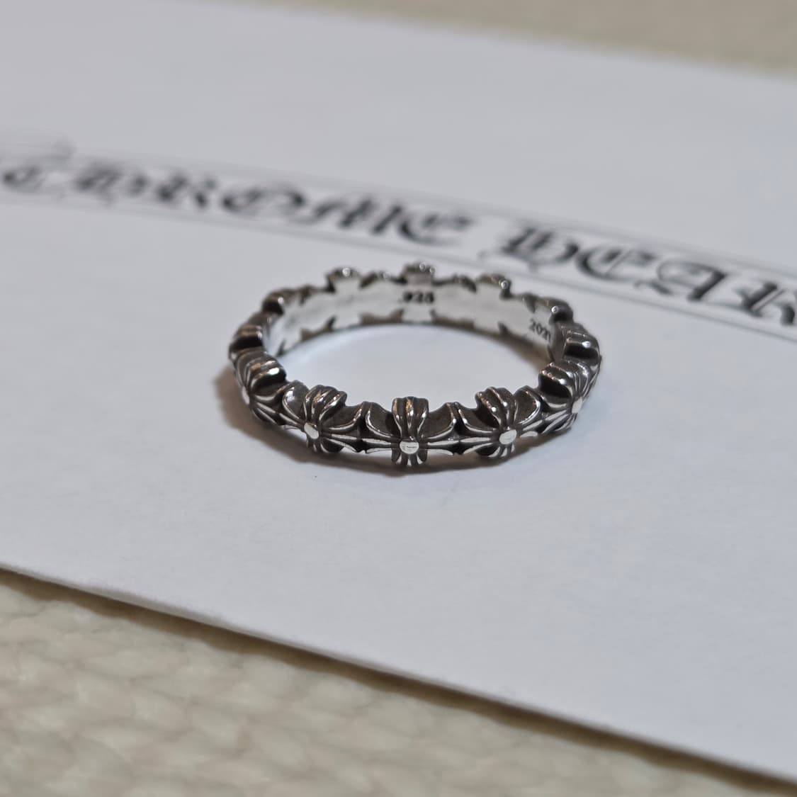 크롬하츠 타이니 E CH PLS 밴드링 US 6호 상품이미지3