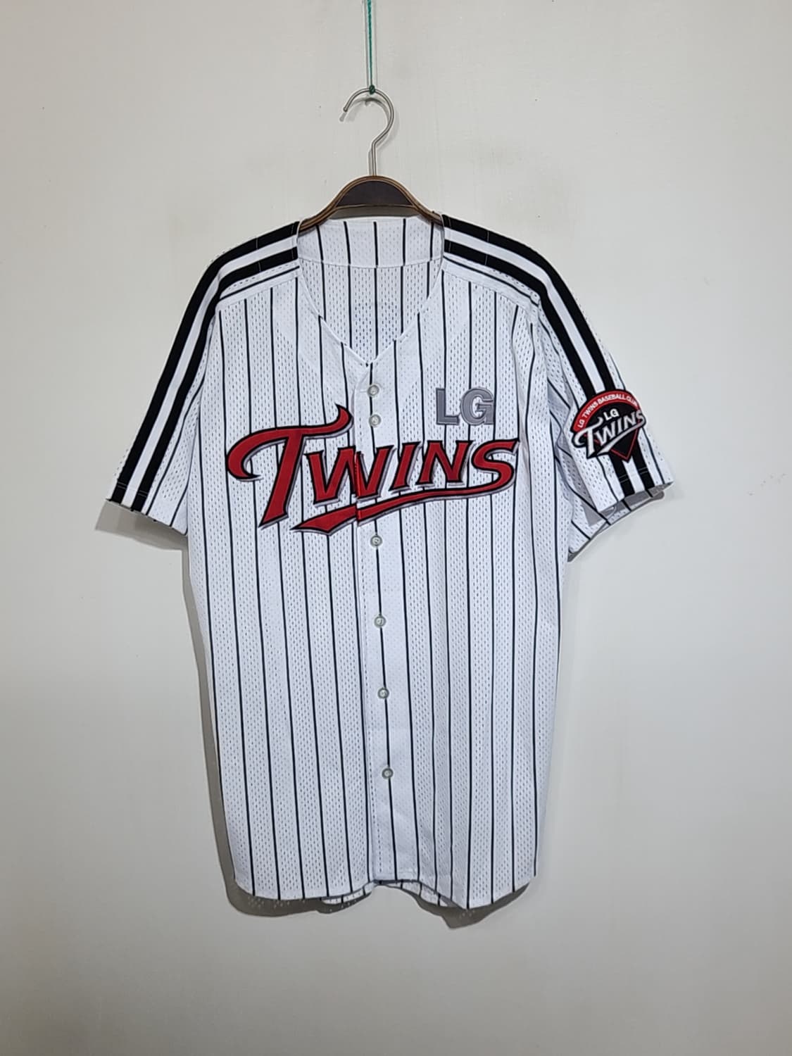 (XL) 엘지트윈스 야구져지 반팔 LG 이유섭 마킹 유니폼  상품이미지1