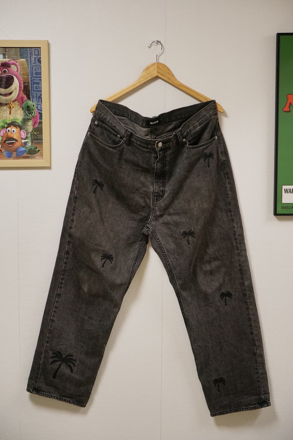 Xlarge 36사이즈 야자수 자수바지 상품이미지1