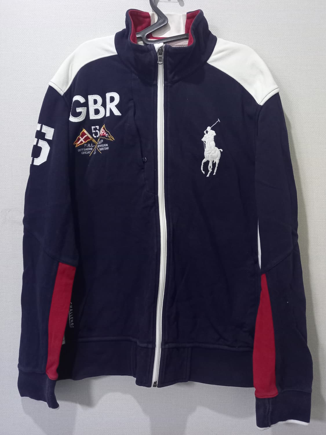 폴로 POLO 랄프로렌 GBR 빅포니 로고 레이싱 집업 자켓 105/XL 상품이미지1