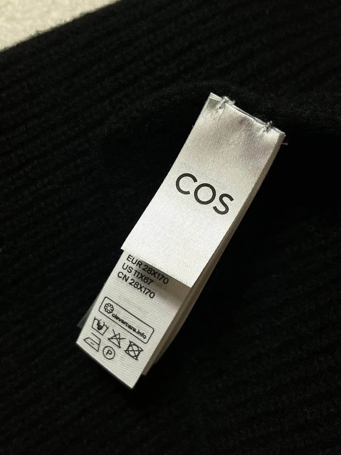 코스 COS 캐시미어 블렌드 울 머플러 A1817 상품이미지5