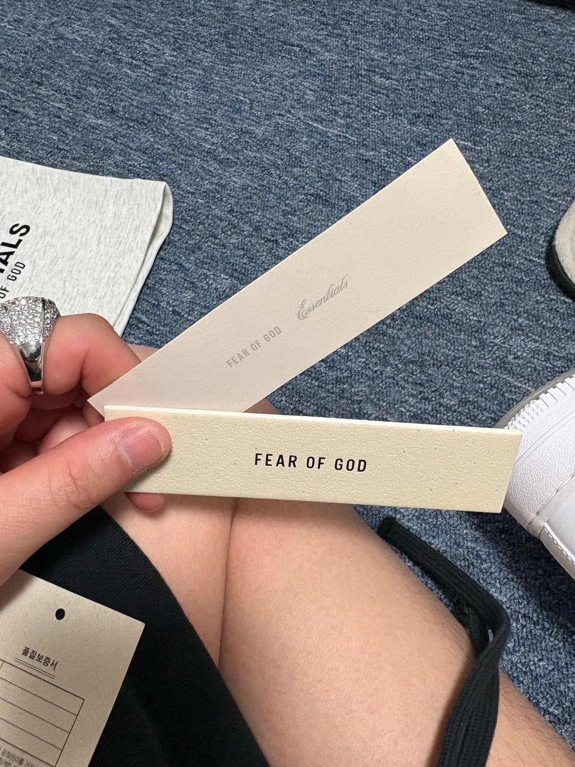 에센셜 반바지 Essential 라이트 오트밀 상품이미지2