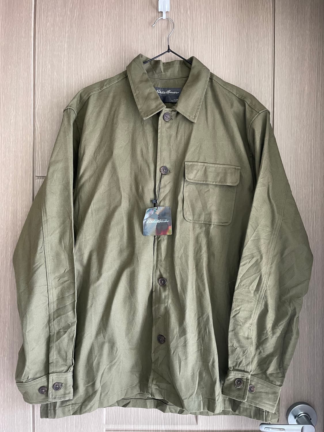 에디 바우어 카키 밀리터리 셔츠 자켓 상품이미지1