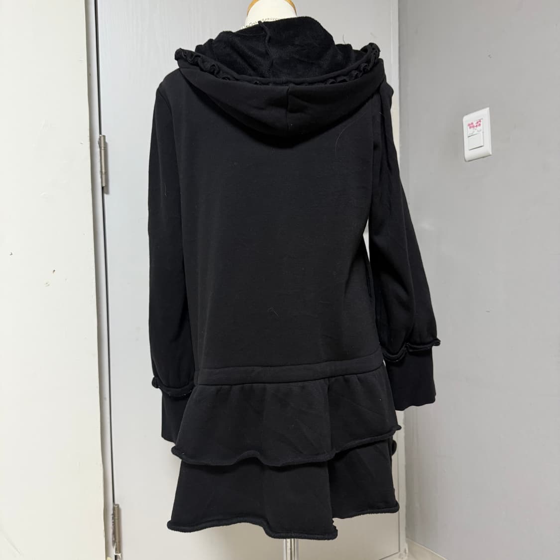 키치 펑크 갸루 프릴 캉캉 투웨이 후드집업  상품이미지4