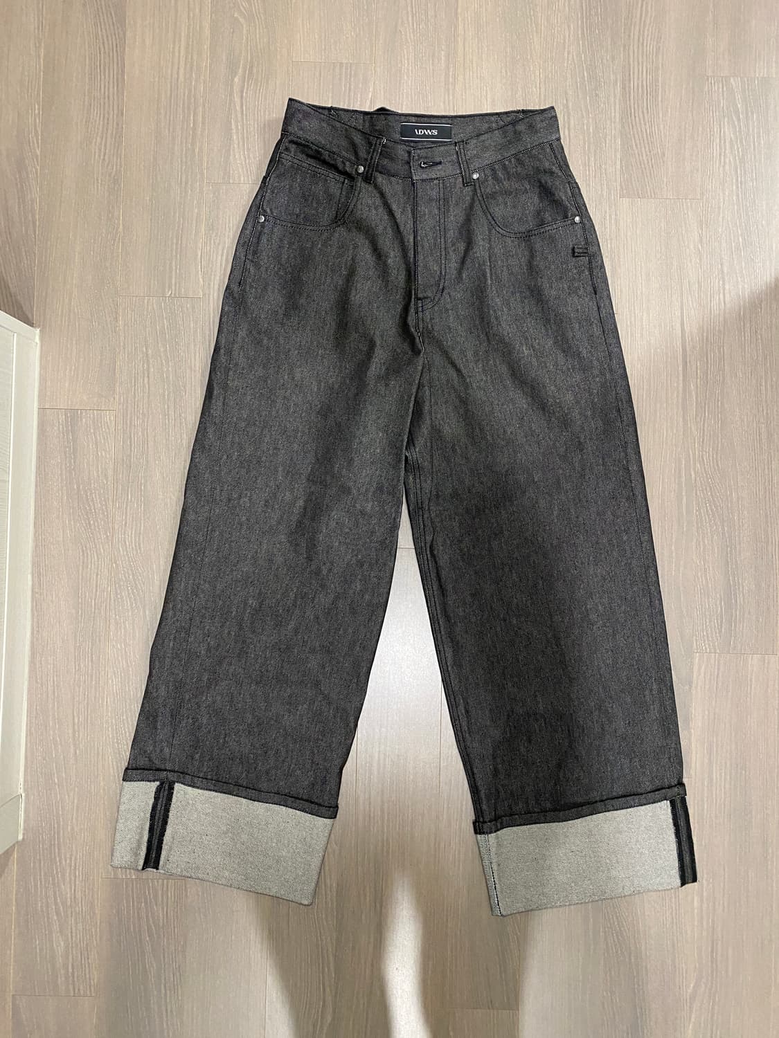 아이돈워너셀 데님팬츠 블랙 사이즈0 상품이미지3